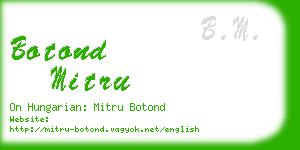 botond mitru business card